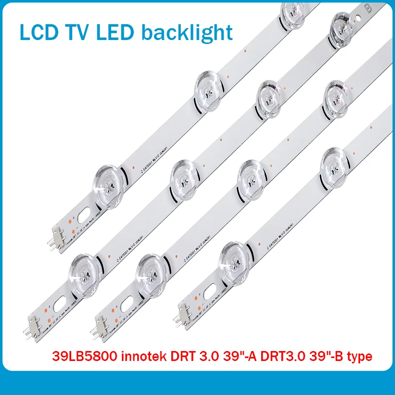 10 шт. светодиодный комплект светодиодные ленты для подсветки LG 39LB561V 39LB5800 innotek DRT 3 0