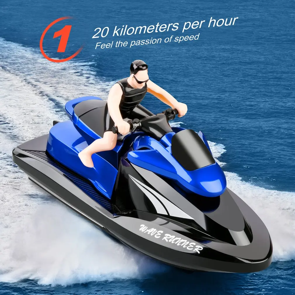 RC Boat 809 2.4G Remote Control Motorboat Water Speedboat Yacht Airship RC Boat Waterproof Electric Children's Toy Boat - Image 3