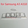 SIM Card Tray Holder For Samsung A3 2016 A310 Galaxy A310F A310M A310Y Original Phone Housing New Micro SD SIM Card Adapter Slot ► Photo 1/2