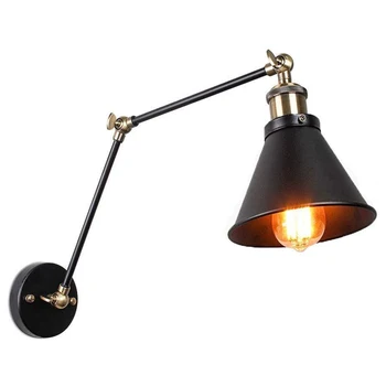 

Vintage Loft LED Wall Lamp Industrial Flexible Home Hotel Bedside Reading Lamps Sconces Wall Light Bedroom Lights Lighting Decor