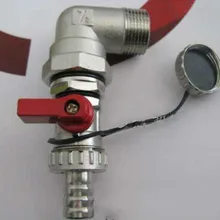 Выпускной клапан угловой дренажный клапан радиатора латунный дренажный клапан на водонагреватель DN15/DN20/DN25