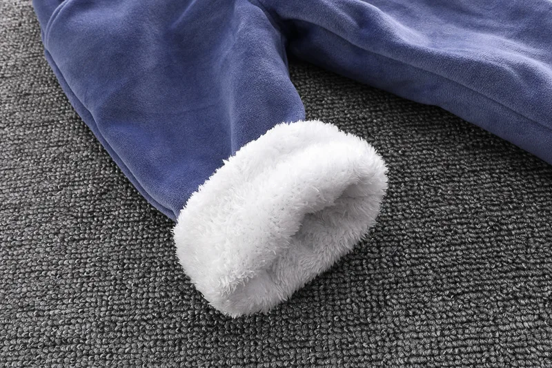 Winter Toddler Infant Clothing Sets Suits For Boys Thick Warm Cartoon Baby Coats Vest Pants 3Pcs/Sets Outfits Childrenl Costume