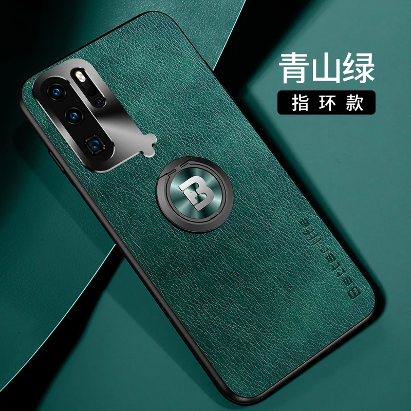 Противоударный чехол с поворотным кронштейном для телефона Huawei P20 P30 P40 Pro Lite Y9 P Smart