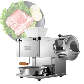

160kg/H Multi-function vegetable cutter electric commercial household meat cutter electric vegetable cutter machine