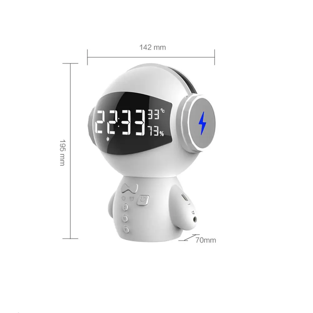 TWISTER.CK Bluetooth динамик часы робот многофункциональный внешний аккумулятор мини микрофон карта вставить динамик