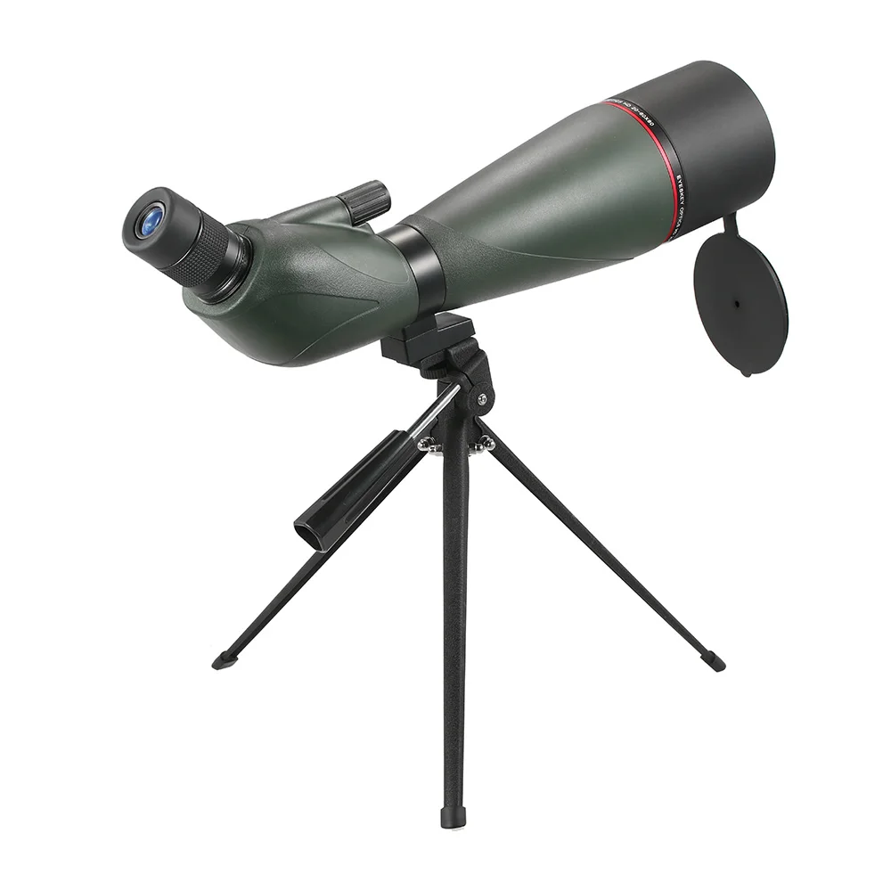 Eyeskey 20-60x80 угловой зрительный прицел BaK4 водонепроницаемый Fogproof портативный дорожный монокулярный телескоп с штативом чехол для переноски