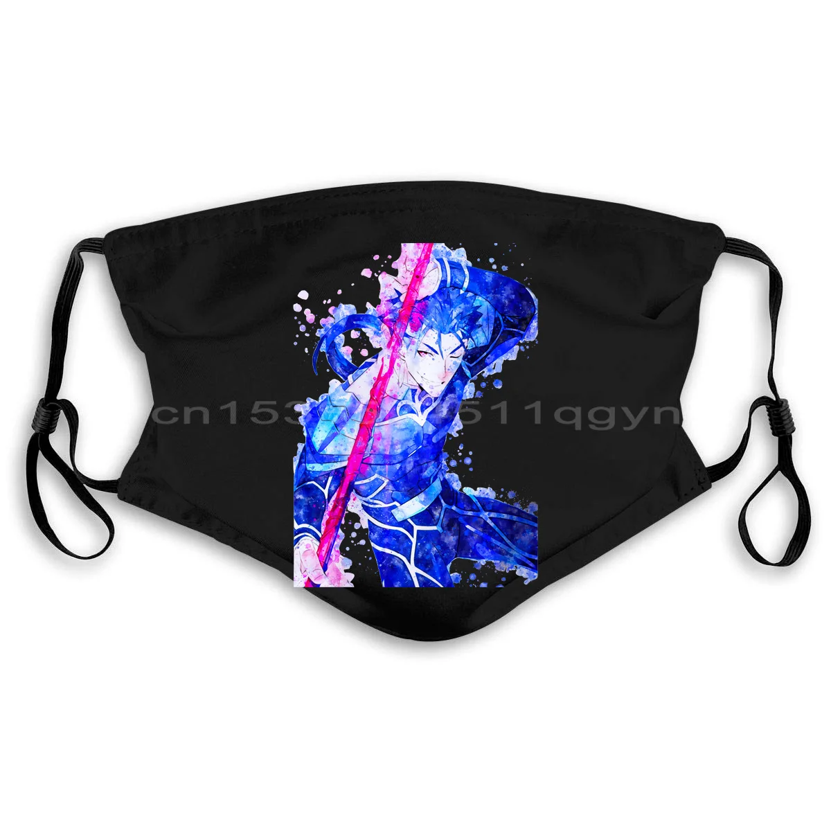 Fate Stay Night Anime Masks Cotton Unisex Cartoon Movie Manga Shirt Gift x589 Mask men New Fashion | Аксессуары для одежды