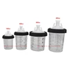 New Paint Spray Gun Cup 160/400/600/800ml Paint Mixing Cup 10pcs Disposable Paint Cup Spray Gun Pot with Inner Cup with Lids 2