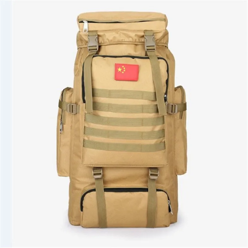 

70L Large Capacity Backpack Multifunction Waterproof Army Military nylon leisure Backpack Rucksack Travel Male Backpacks