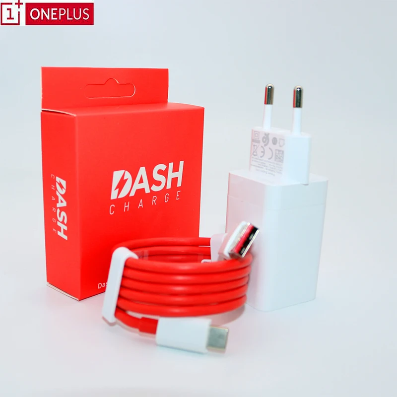 Original EU ONEPLUS 6T Dash charger 5V/4A Fast charging 1m 1.5m USB typec cable wall power adapter for One plus 6t 5T 5 3T 3 | Мобильные