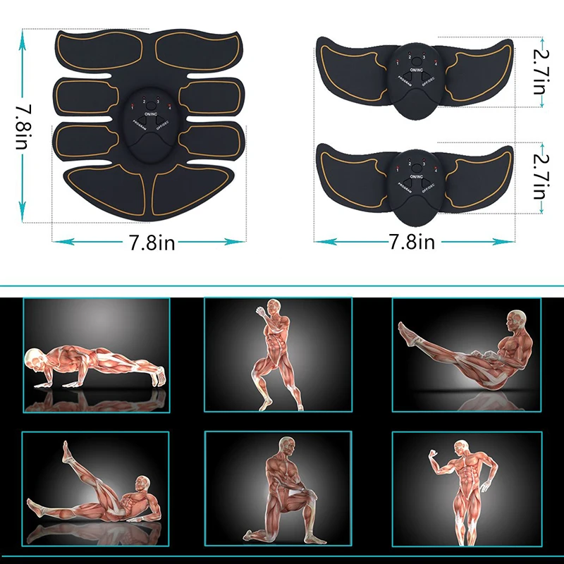 EMS тренажер стимулятор мышц Тренажер для бедер умный брюшной тренировочный Массажер для коррекции фигуры тренажер для похудения