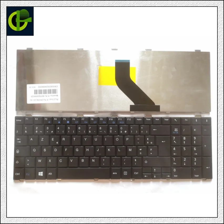 Французская клавиатура с раскладкой Azerty для Fujitsu Lifebook A530 A531 AH530 AH531 AH502 NH751 MP-09R76003D85