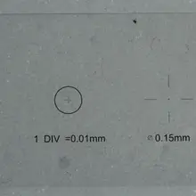 Научный микроскоп div0.01 мм пять в одном калибровочный микрометр, измерительный микрометр х линейка 1 мм/100