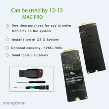 Подлинная для Macbook Pro retina 1" A1425 15" A1398 лезвие SSD твердотельный накопитель 128 ГБ 256 ГБ 512 ГБ 768 ГБ поздний/средний 2012 ранний 2013