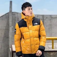 Оригинальная популярная брендовая мужская хлопковая стеганая одежда с открытыми плечами, Зимняя Толстая разноцветная куртка с хлопковой подкладкой для мужчин