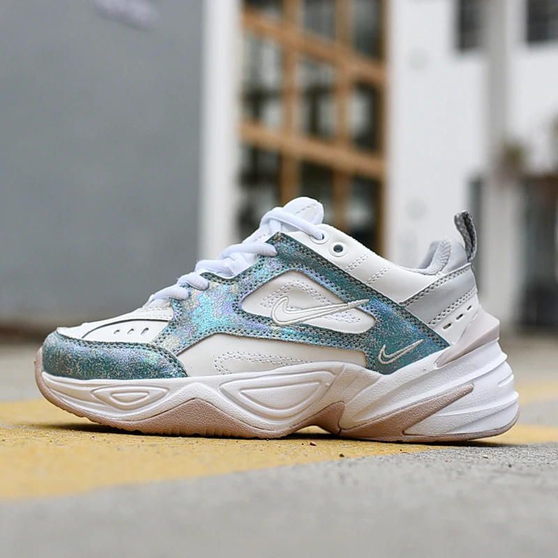 Nike M2k Tekno оригинальные женские кроссовки для бега с воздушной подушкой кроссовки с воздушной подушкой спортивная обувь для улицы# AO3108-103