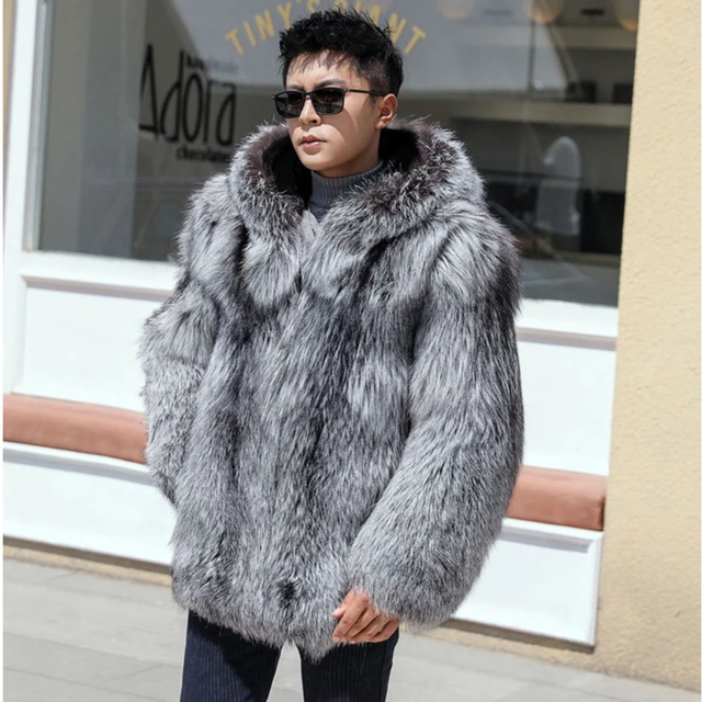 Mens mink fur coat and jacket