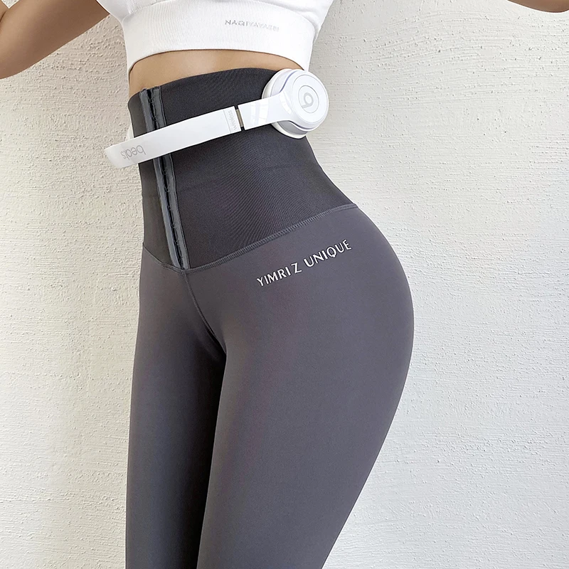 Peatacle Corset Fitness Leggings Women s Outer Wear Training Gym Yoga Pants Autumn Tight High Waist