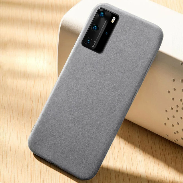 Sandstone Slim Rubber Matte Soft Case For Samsung Galaxy S22 S20 FE Note20 S21 Ultra M52 A70 A51 A71 A52 A72 S8 S9 S10 Plus A12 gray