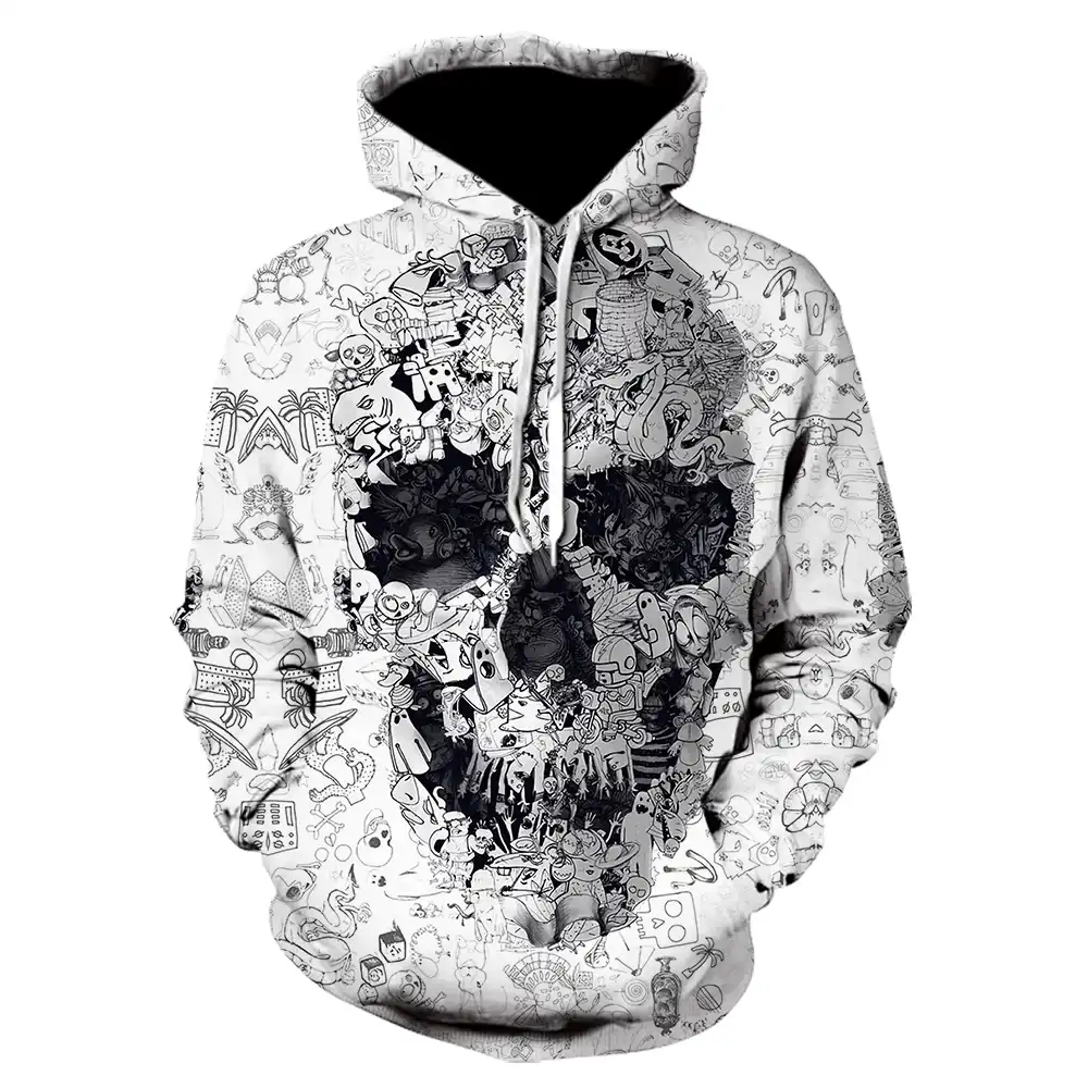 sudadera calavera hombre