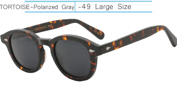 IVSTA Jonny Depp, мужские очки, ручная работа, ацетат, оправа, поляризационные солнцезащитные очки, круглые, люксовый бренд, оптические, близорукость, рецепт, логотип