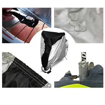 

190T Nylon Waterproof Bike / Bicycle Scooter Cover Rain Snow Dust UV Protector Waterproof Outdoor SEC88