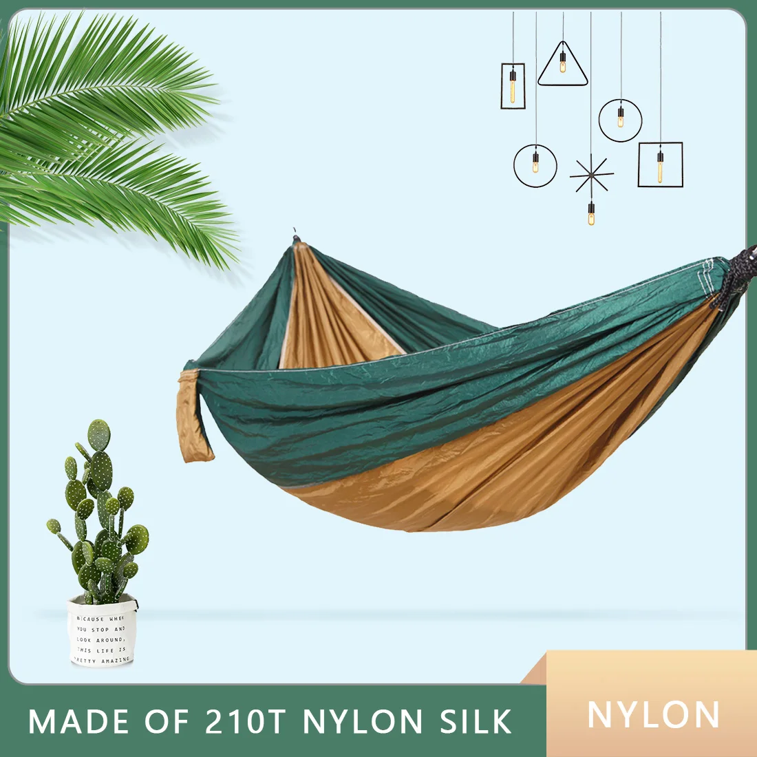 

Hammock Chair Swing Chair Seat Travel Camping Single Double Hammock Adult Portable Nylon Parachute Hammock Survival Hunting