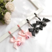 Black And Pink Woman Sexy Adjustable Nipple Clamp Breast Bdsm Small Bell Adult Fetish Flirting Teasing Sex Toys For Couples