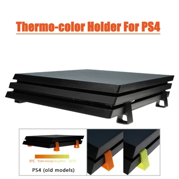 

4Pcs/set Thermo-color Holder For PS4 Slim Pro Console Horizontal Bracket Flat Game Console Cooling Base Game Accessories 18mm