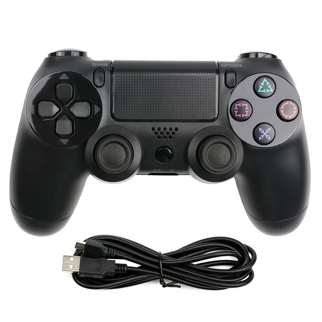 OSTENT Double Shock USB Wired Controller Gamepad Joystick for Sony PS4/PS3 Console