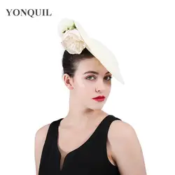 Новинка, очаровательный элегантный женский свадебный головной убор, заколка для волос, Вуалетка, шляпа невесты, женская мода, цветок