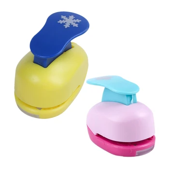 

2 Pcs Embossing DIY Corner Paper Printing Card Cutter Scrapbook Large Embossing Holes Hitting Handmade Children,Cherry Blossoms