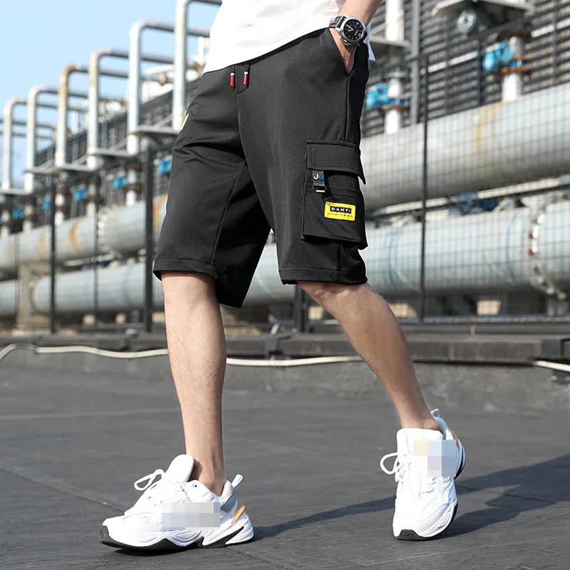 Men pattern Ruched Hem Short Solid Black Shorts Male Fashion Shorts Summer Mens Shorts Cotton Casual streetwear marque homme Men pattern Ruched Hem Short Solid Black Shorts Male Fashion Shorts Summer Mens Shorts Cotton Casual streetwear marque homme