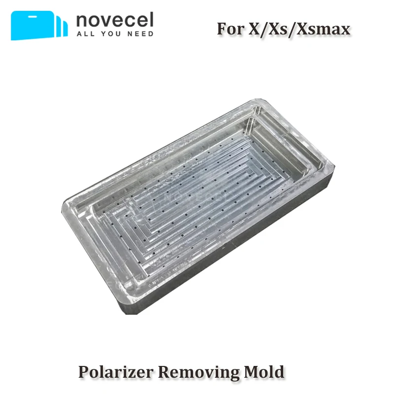 

Novecel Polarizer Mould For iPhone X/Xs Xsmax LCD Remove Polarizer Film Glue Adhesive UV Glue Mold Holder OCA Mold