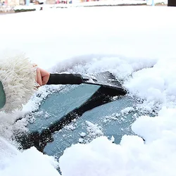 Snow Frost Ice Scraper Winter Tool For Car Windshield Plastic Removal Tool With Foam Handle Home Winter Ice Removal Tool