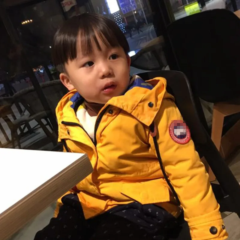 

Children's Clothing Detachable Three-in-one Down Jacket New Autumn and Winter Long-sleeved Boys and Girls Jacket British Wind