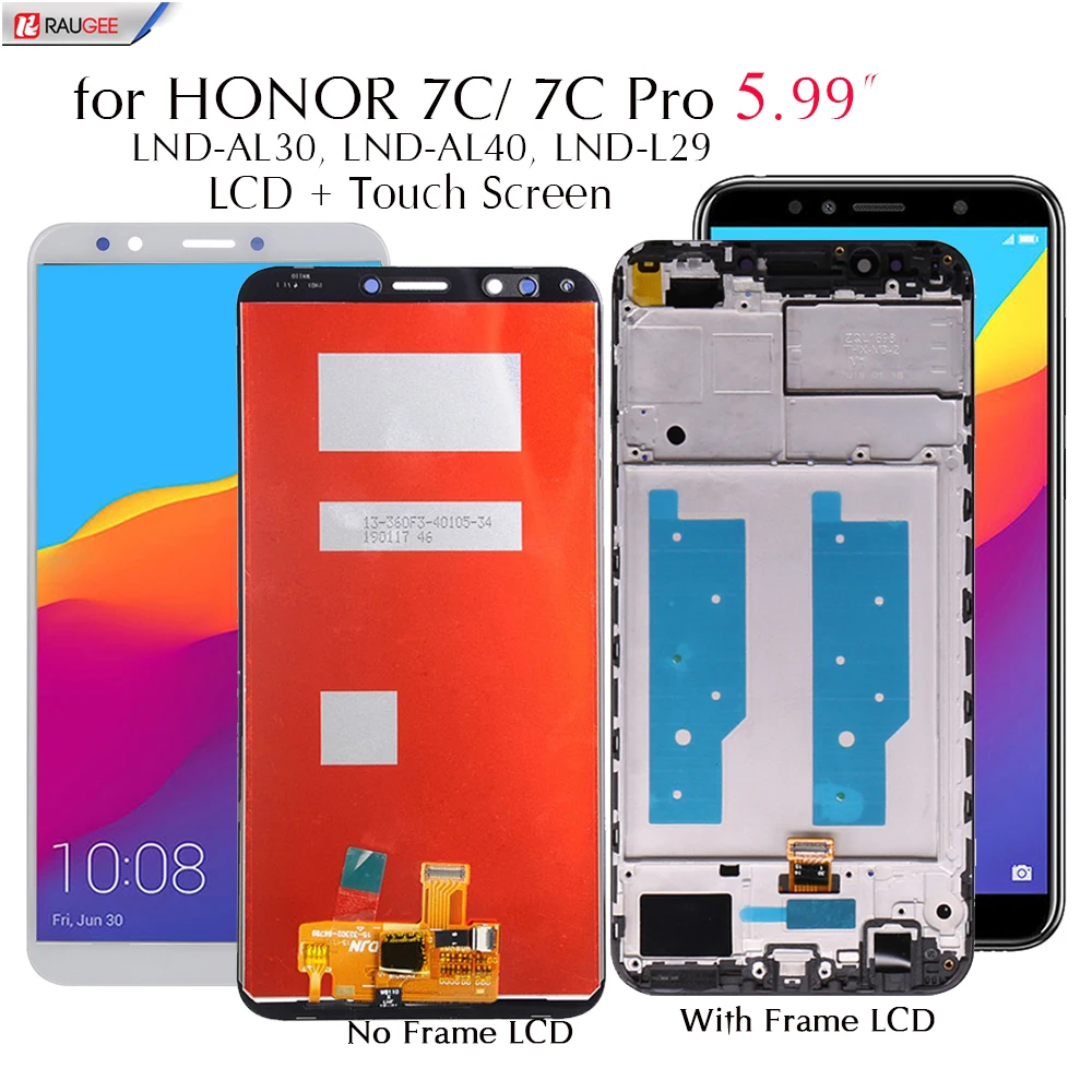 ЖК дисплей 5 99 дюйма для Honor 7C Pro сменный сенсорный экран 7 C протестированный