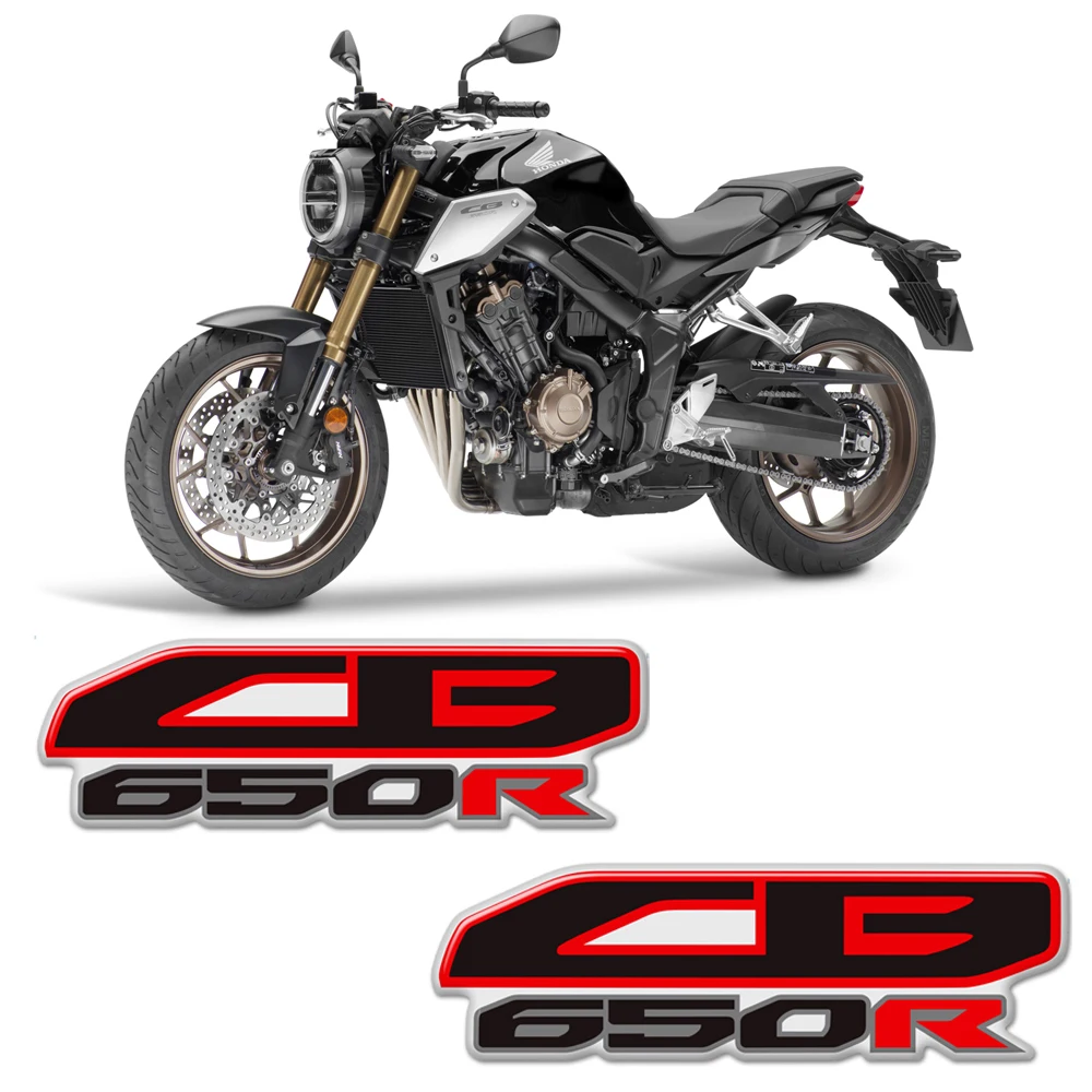 

3D защитные наклейки для мотоцикла Honda CB650R CB 650R 2019 2020, прокладка для топливного бака, защита от царапин, боковая крышка, шрифт