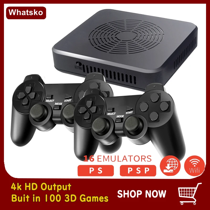 

Pandora's WIFI Games Ultimate Retro Console built-in 100 3D Games For PS1 4K output Home Game Console