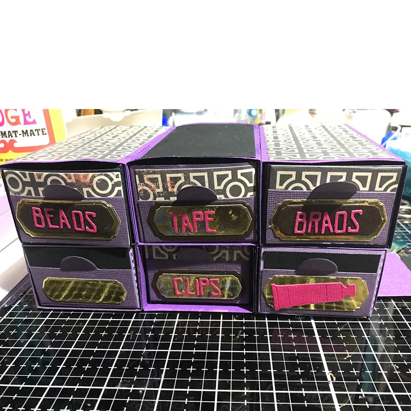 

Metal Cutting Die Cut Storage Drawer Gift Box Case Scrapbooking Paper Craft Handmade Card Making Album Punch Art Cutter