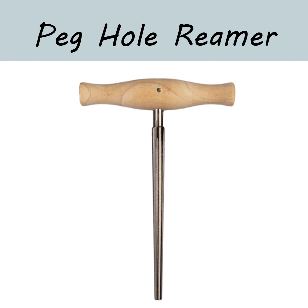 

Violin Viola Peg Hole Reamer 1:30 Taper Wood Handle For Luthier Tool Parts