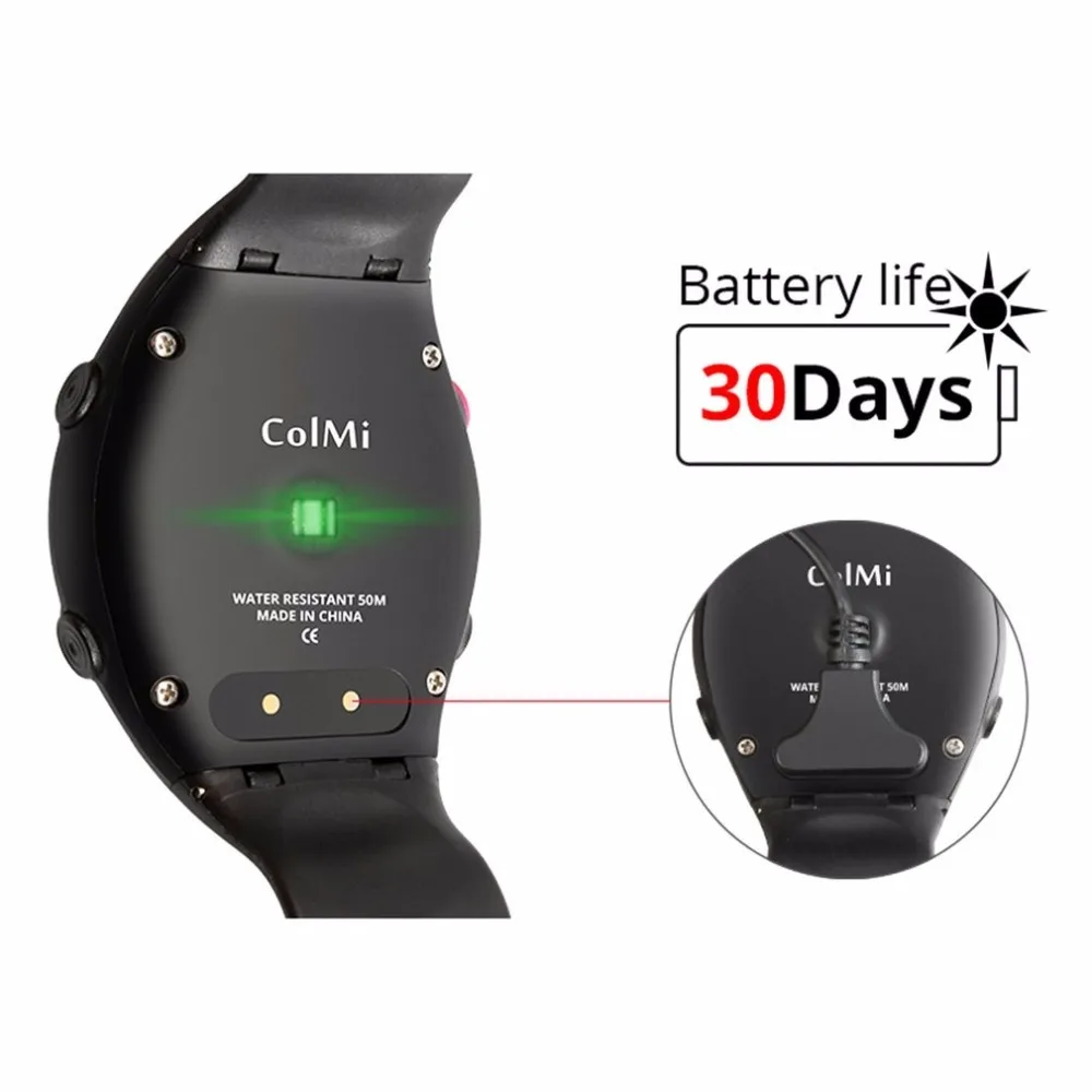 ColMi Smart Watch Fast 5ATM IP68 Waterproof Heart Rate Monitor Steps Calories Exercise Time Standby 30 Days Smartwatch Man Watch