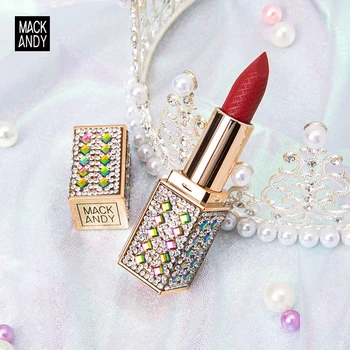

Colorful Diamond Luxury Velvet Matte Lipstick Waterproof Silky Touch Nude Lips Makeup Long lasting Brighten Lip Beauty cosmetics