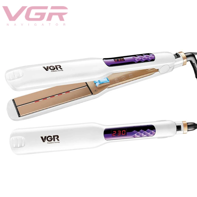 US $1.000.00 100V240V Ceramic Hair Straightener Fast Heating Lengthened Multifunctional Negative Ions Hair Straightener For Dry Wet Hair