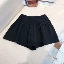 Женские модные сексуальные плиссированные шорты с высокой талией, юбка 1120