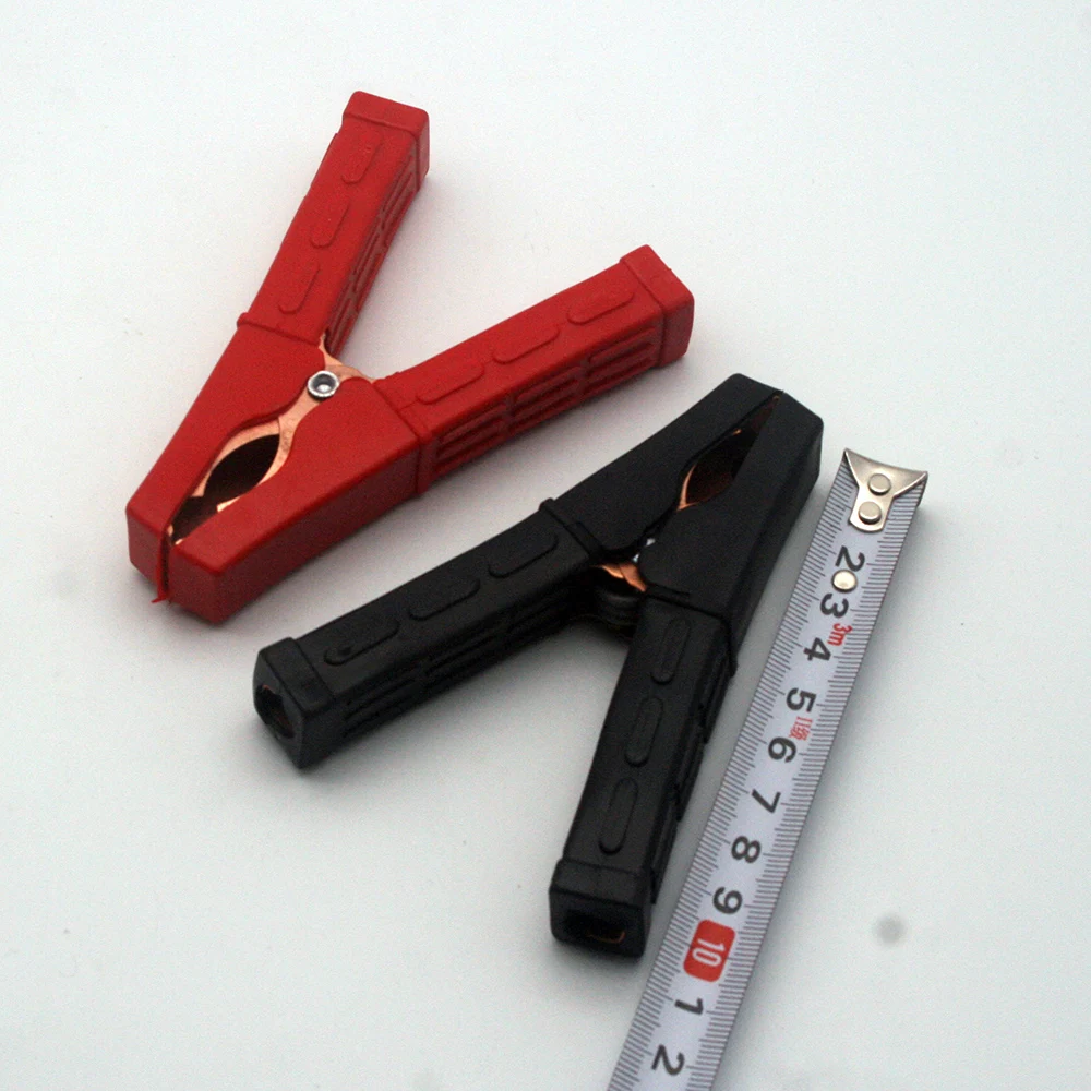 Alligator Clips Electric Test Clamp 2pcs 100A For Car Battery Chargers