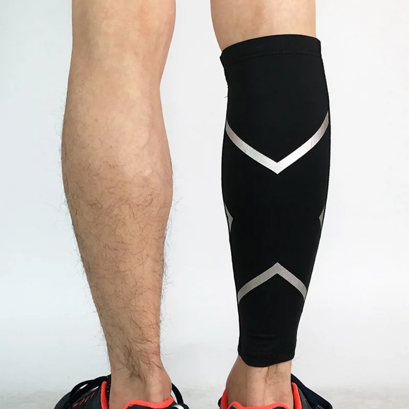1PCS Base Layer Compression Leg Warmers Shin Guard Cycling Leg Sleeve Men Women Football Basketball Sports Calf Support