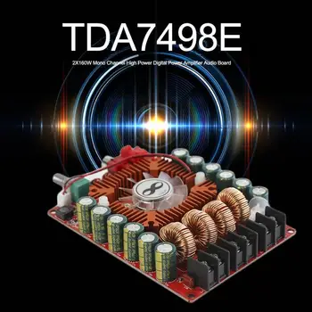 

TDA7498E 2X160W Mono Channel High Power Digital Power Amplifier Audio Board Stereo Speaker Amplifier