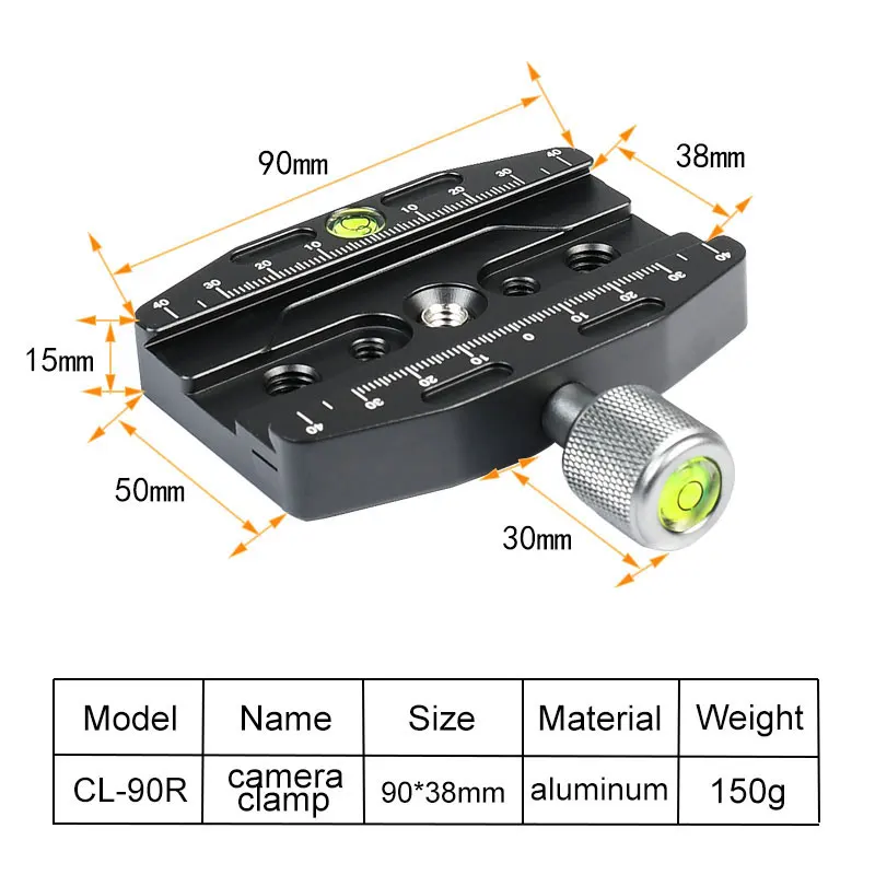 dslr câmera monopé montagem adaptador tiro estabilização acessórios para arca padrão