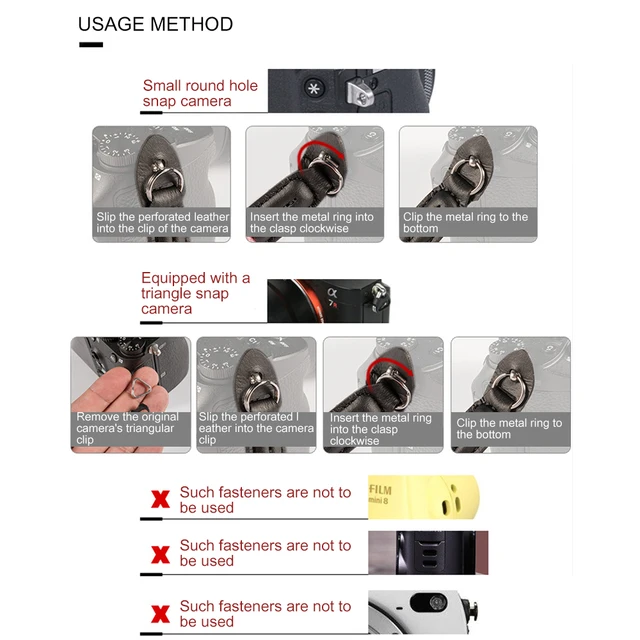Camera Wrist Strap Camera Accessories Handmade Nylon Digital Camera Wrist Hand Strap Grip Braided Adjustable 4
